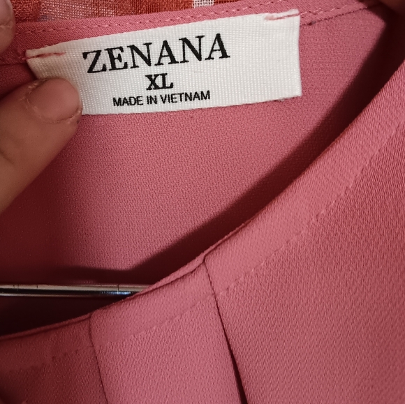 NWOT "Blush Pink" Blouse - Picture 3 of 3